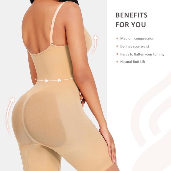 NWT Shapewear Bodysuit for Women Tummy Control Shaper Seamless Lifter. - Picture 4 of 11